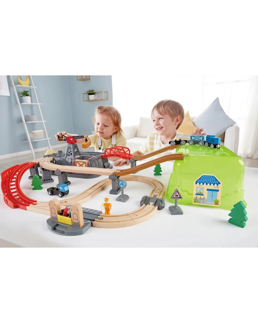 hape-railway-bucket-builder-set
