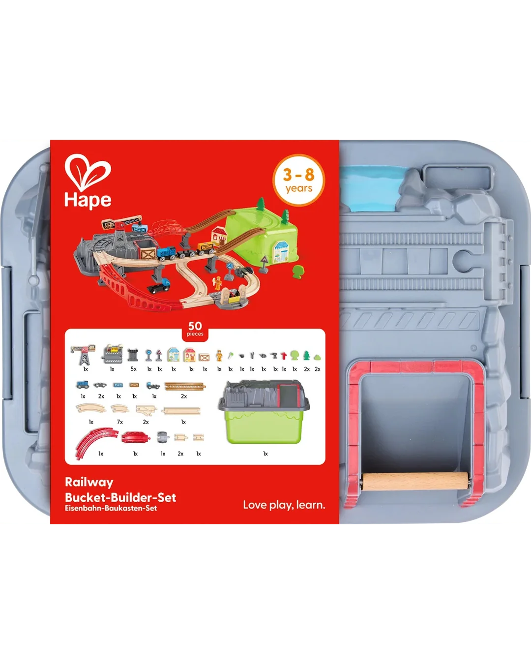 hape-railway-bucket-builder-set