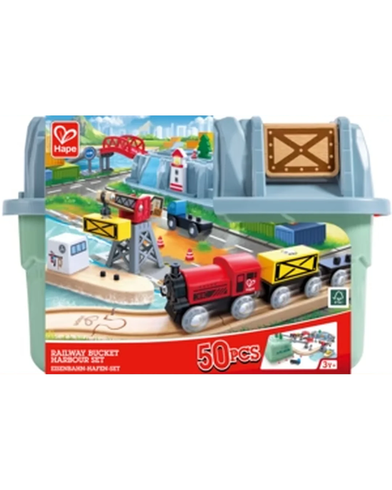 Hape Railway Bucket Harbour Set