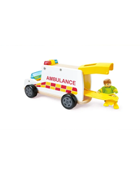 hape-rapid-response-toy-ambula