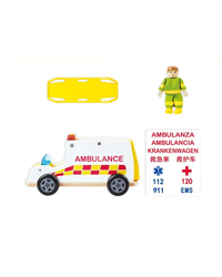 hape-rapid-response-toy-ambula