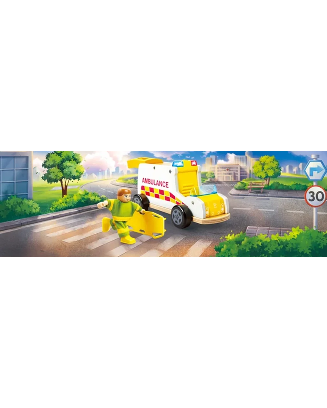 hape-rapid-response-toy-ambula