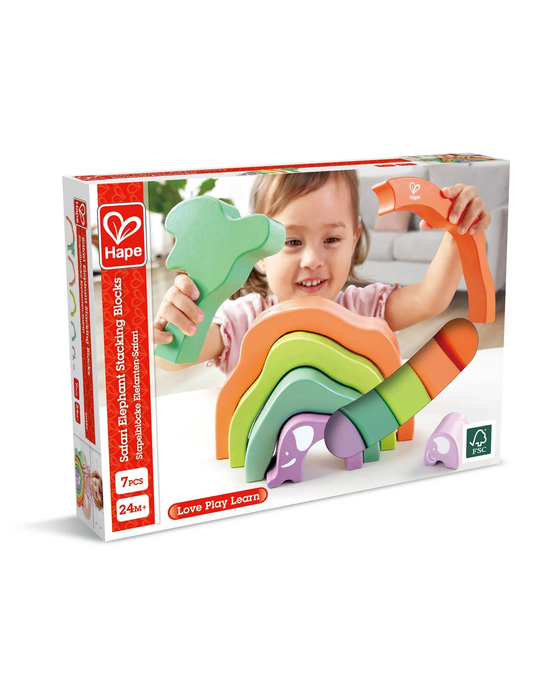 Hape Safari Elephant Stacking Blocks