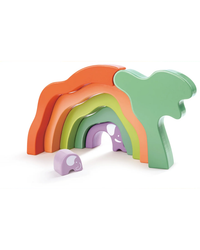 hape-safari-elephant-stacking-blocks