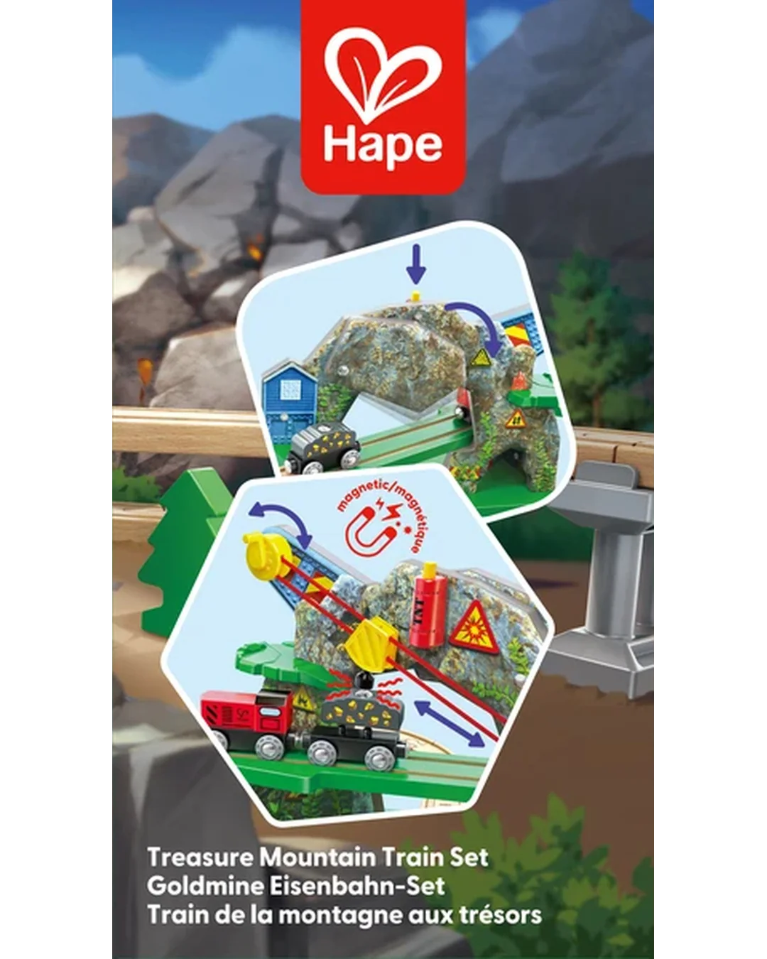 Hape Treasure Mountain Train Set Uncategorized