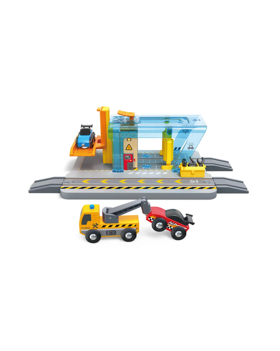 Hape Vehicles Repair & Wash Station