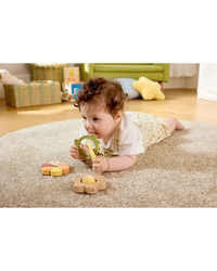 Hape x The Met Artful Flowers Rattle Trio Rattles