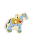 Hape x The Met Majestic Animals Wooden Peg Puzzle Child Jigsaws
