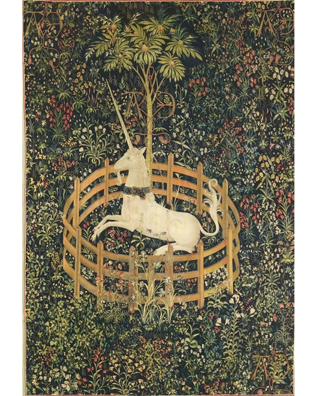 Hape x The Met Unicorn in a Garden Wooden Frame Puzzle – 48 Pieces Child Jigsaws