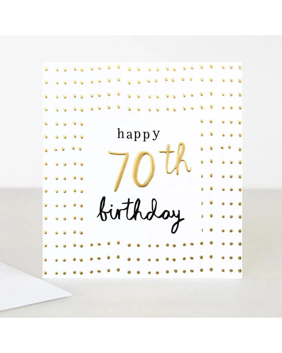 Happy 70th Birthday - 70th Birthday Card