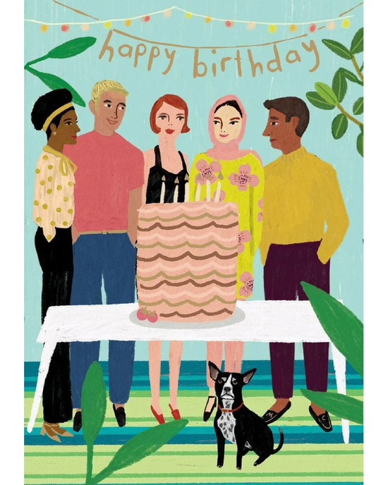Happy Birthday Everyone - Petite Birthday Card