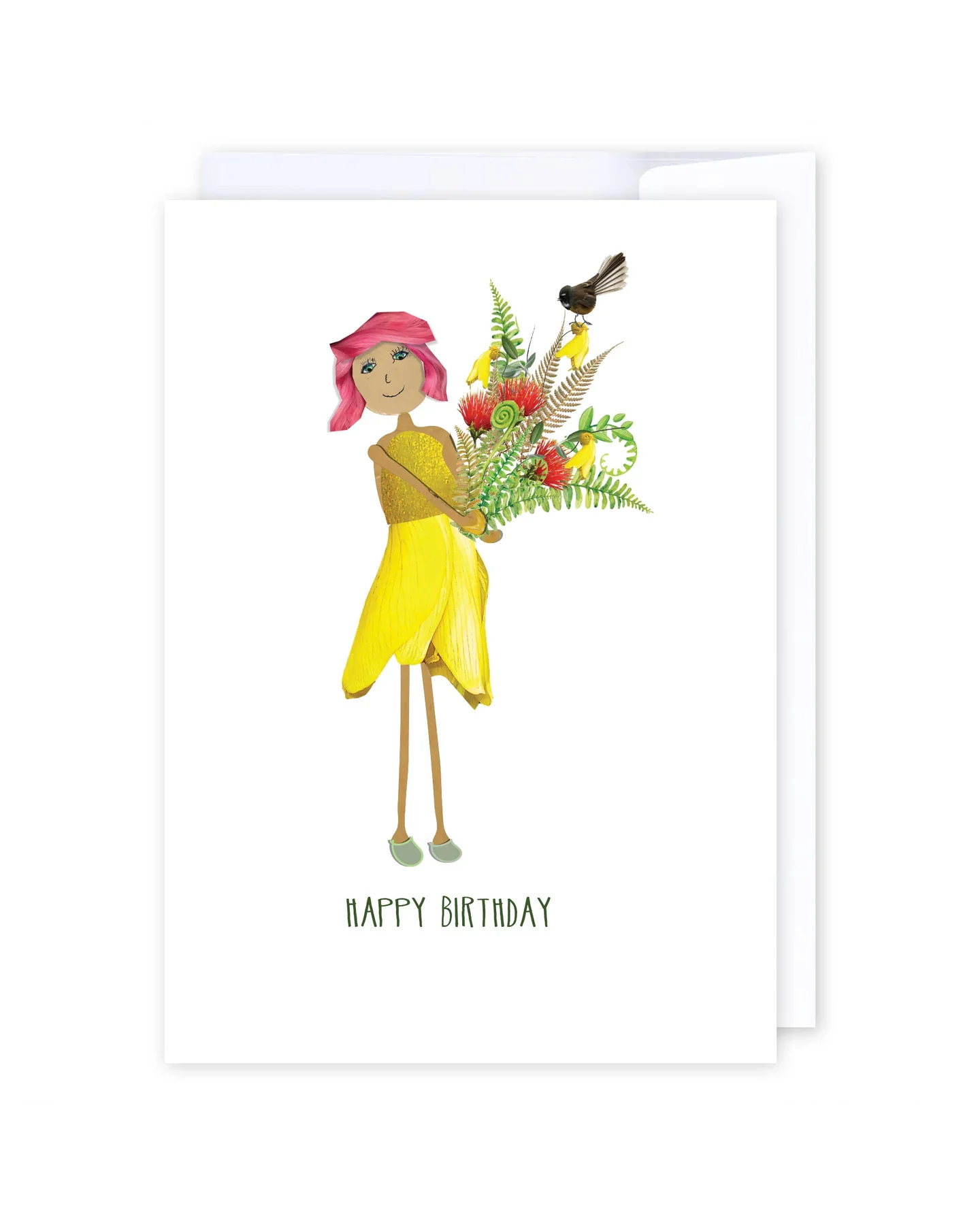 Happy birthday kowhai dress Clothing
