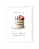 Happy cake day Greeting Cards