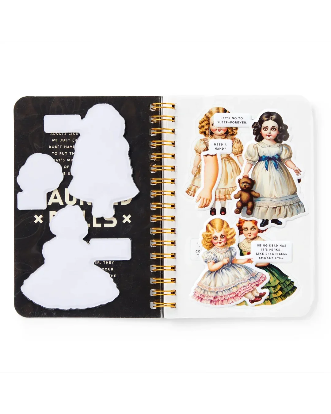 Brass Monkey Haunted Dolls Sticker Book-3