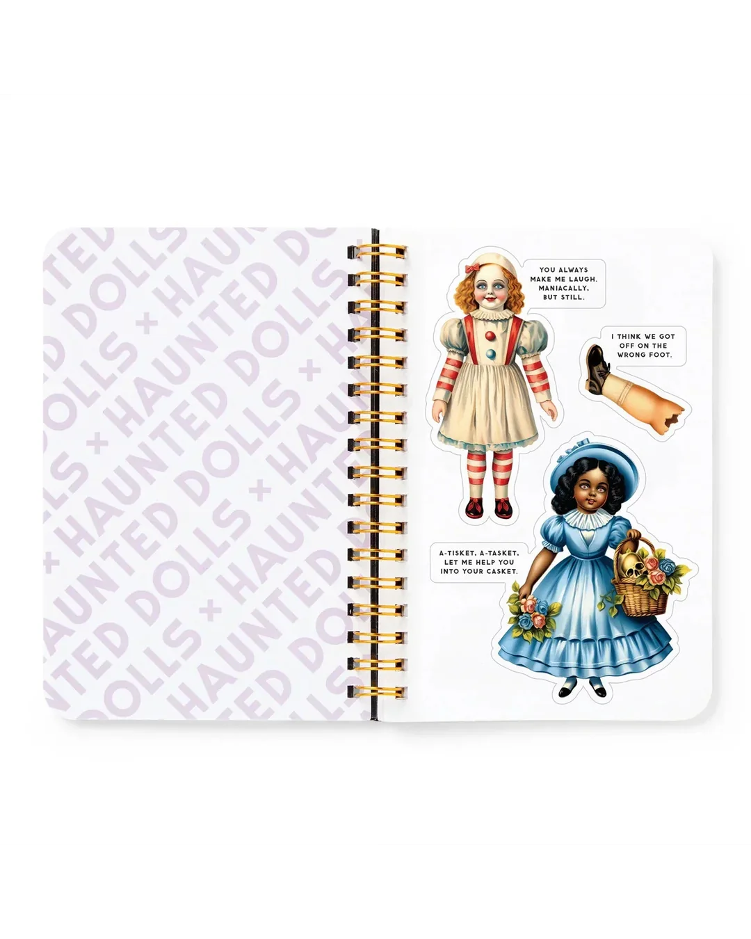 Brass Monkey Haunted Dolls Sticker Book-6