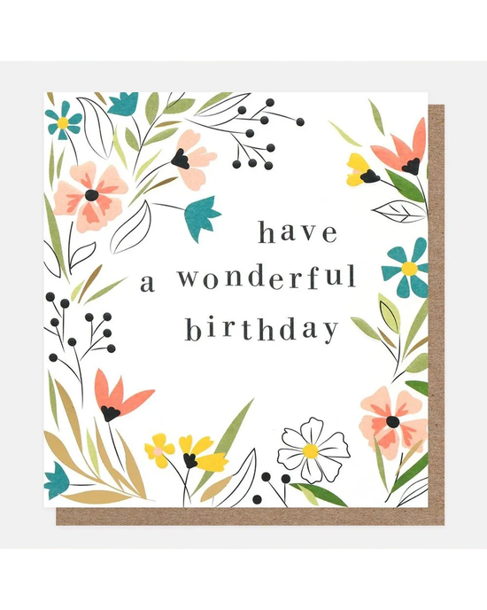Have A Wonderful Birthday - Birthday Card