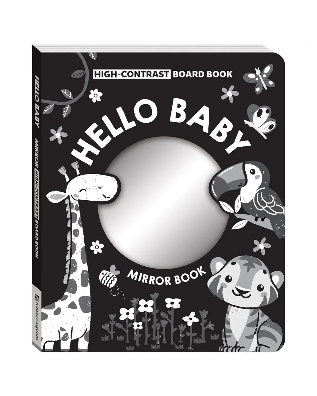 High Contrast Board Book Mirror: Hello Baby! Child Books