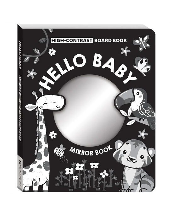 High Contrast Board Book Mirror: Hello Baby!