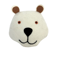Alan Bear Flat Head Wall Decoration