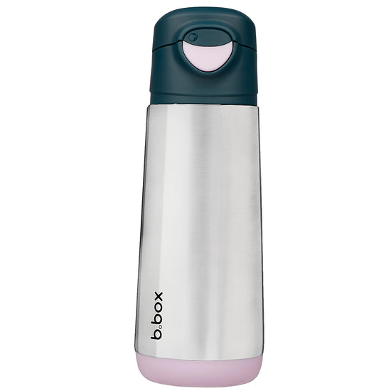 B.BOX 500ml Insulated Sport Spout Drink Bottle Indigo Rose