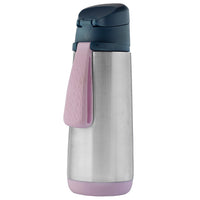 B.BOX 500ml Insulated Sport Spout Drink Bottle Indigo Rose