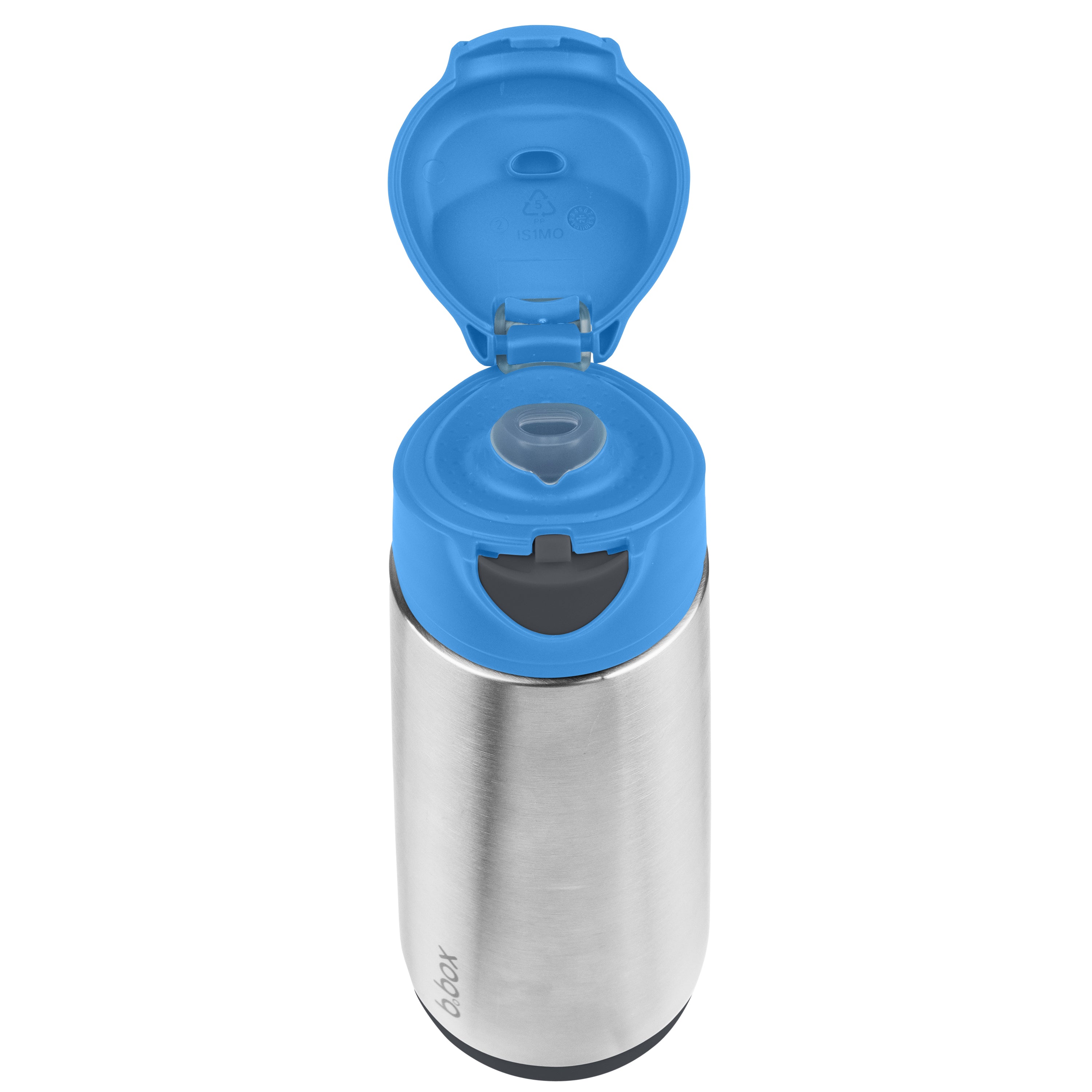 B.BOX 500ml Insulated Sport Spout Drink Bottle Blue Slate
