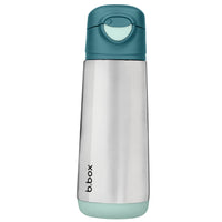 B.BOX 500ml Insulated Sport Spout Drink Bottle Emereld Forest