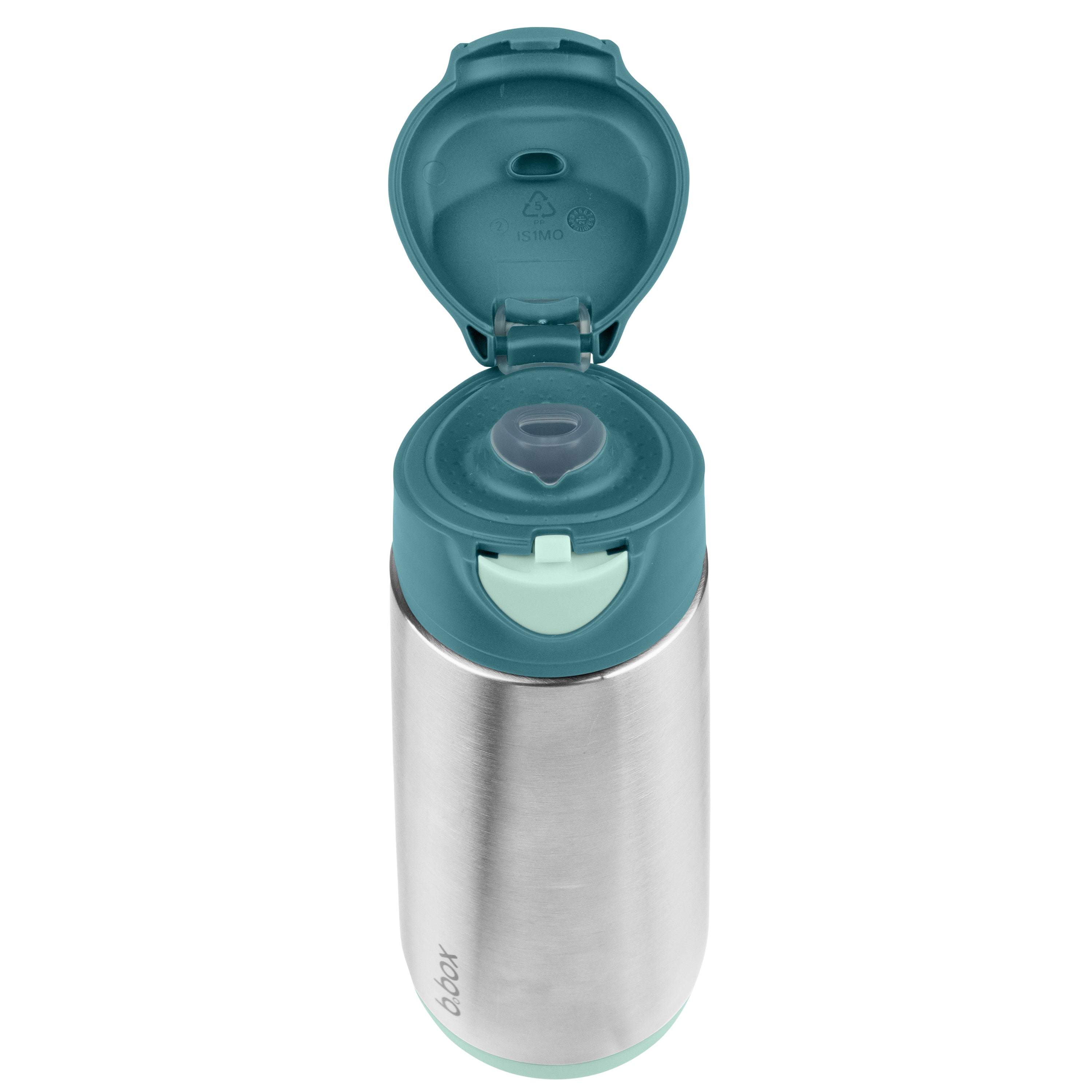 B.BOX 500ml Insulated Sport Spout Drink Bottle Emereld Forest