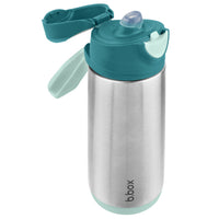 B.BOX 500ml Insulated Sport Spout Drink Bottle Emereld Forest