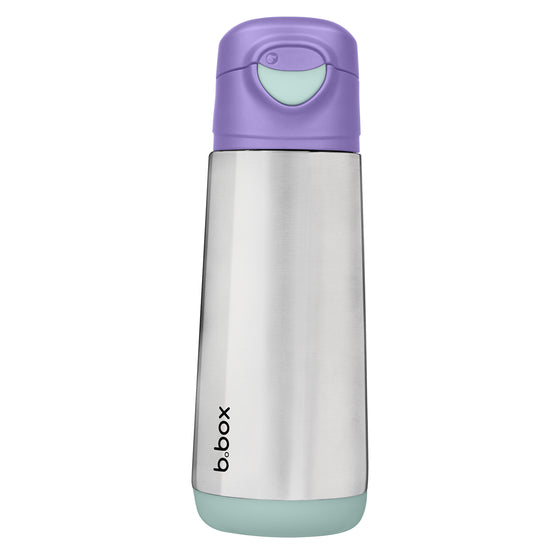 B.BOX 500ml Insulated Sport Spout Drink Bottle Lilac Pop
