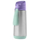 B.BOX 500ml Insulated Sport Spout Drink Bottle Lilac Pop
