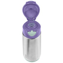 B.BOX 500ml Insulated Sport Spout Drink Bottle Lilac Pop
