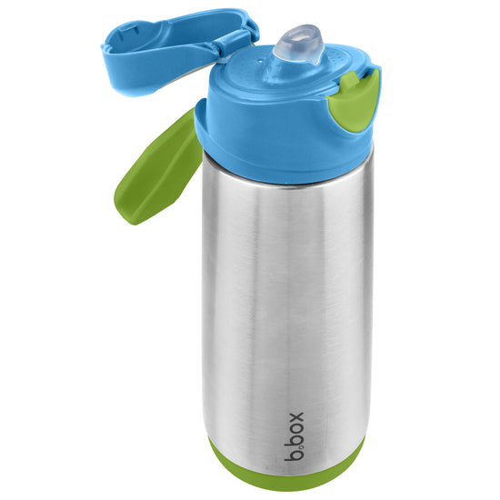 B.BOX 500ml Insulated Sport Spout Drink Bottle Ocean Breeze
