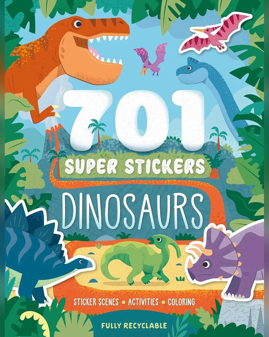 Igloo 701 Super Stickers Activity Book - Dinosaurs