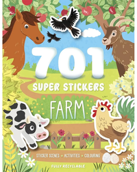 Igloo 701 Super Stickers Activity Book - Farm Sticker Book