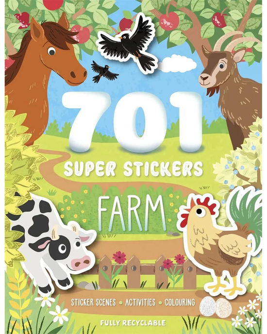 Igloo 701 Super Stickers Activity Book - Farm