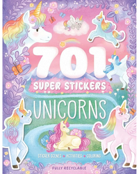 Igloo 701 Super Stickers Activity Book - Unicorns Sticker Book