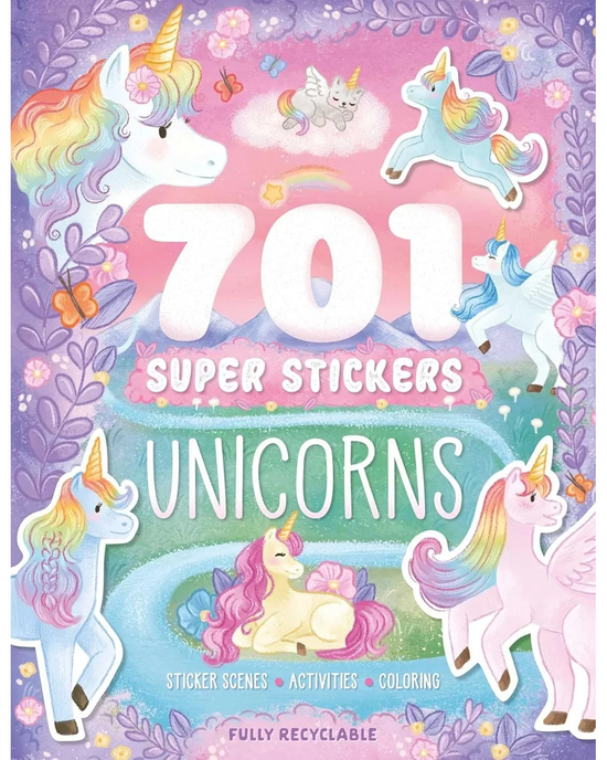 Igloo 701 Super Stickers Activity Book - Unicorns