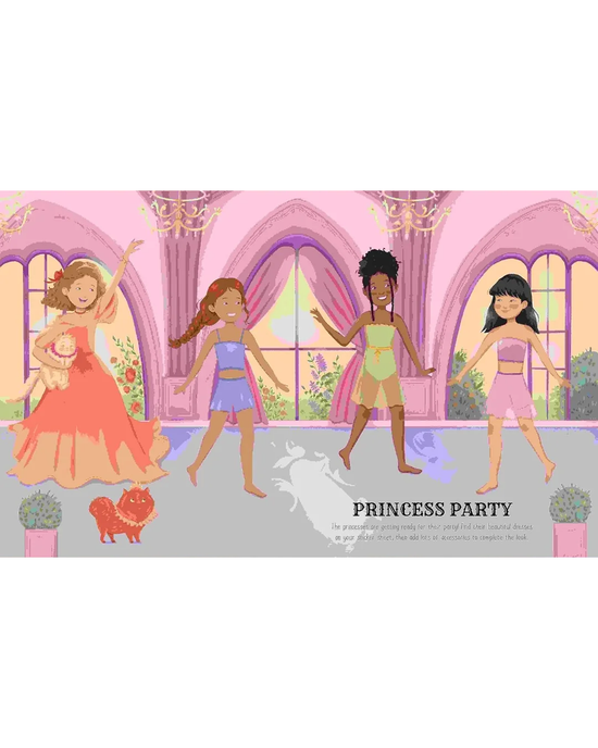 Igloo Sticker Dress-Up Book - Princesses