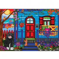 Jacarou My Little Blue House 1000pc Jigsaw Puzzle