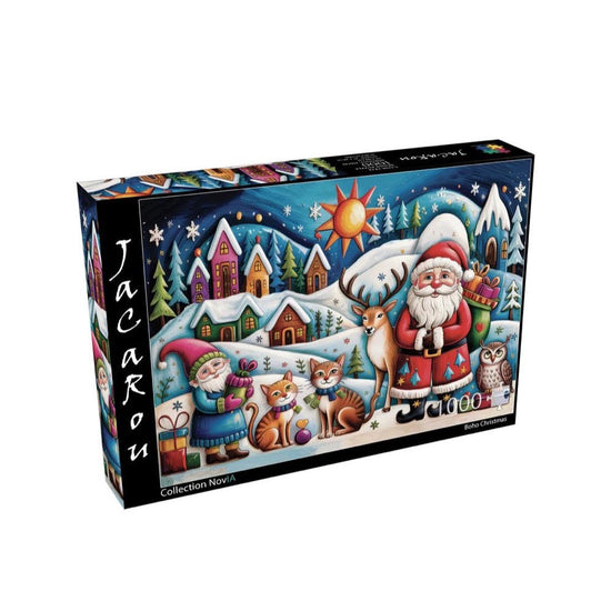 Jacarou Boho Christmas 1000pc Jigsaw Puzzle