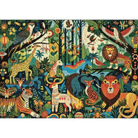 Jacarou Bright Jungle Vibes 1000pc Jigsaw Puzzle