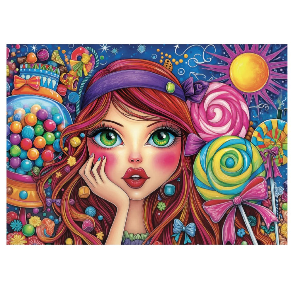 Jacarou Candy Queen 1000pc Jigsaw Puzzle