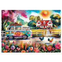 Jacarou Fields of Freedom 1000pc Jigsaw Puzzle