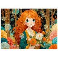 Jacarou Flowered Fabric Grace 1000pc Jigsaw Puzzle