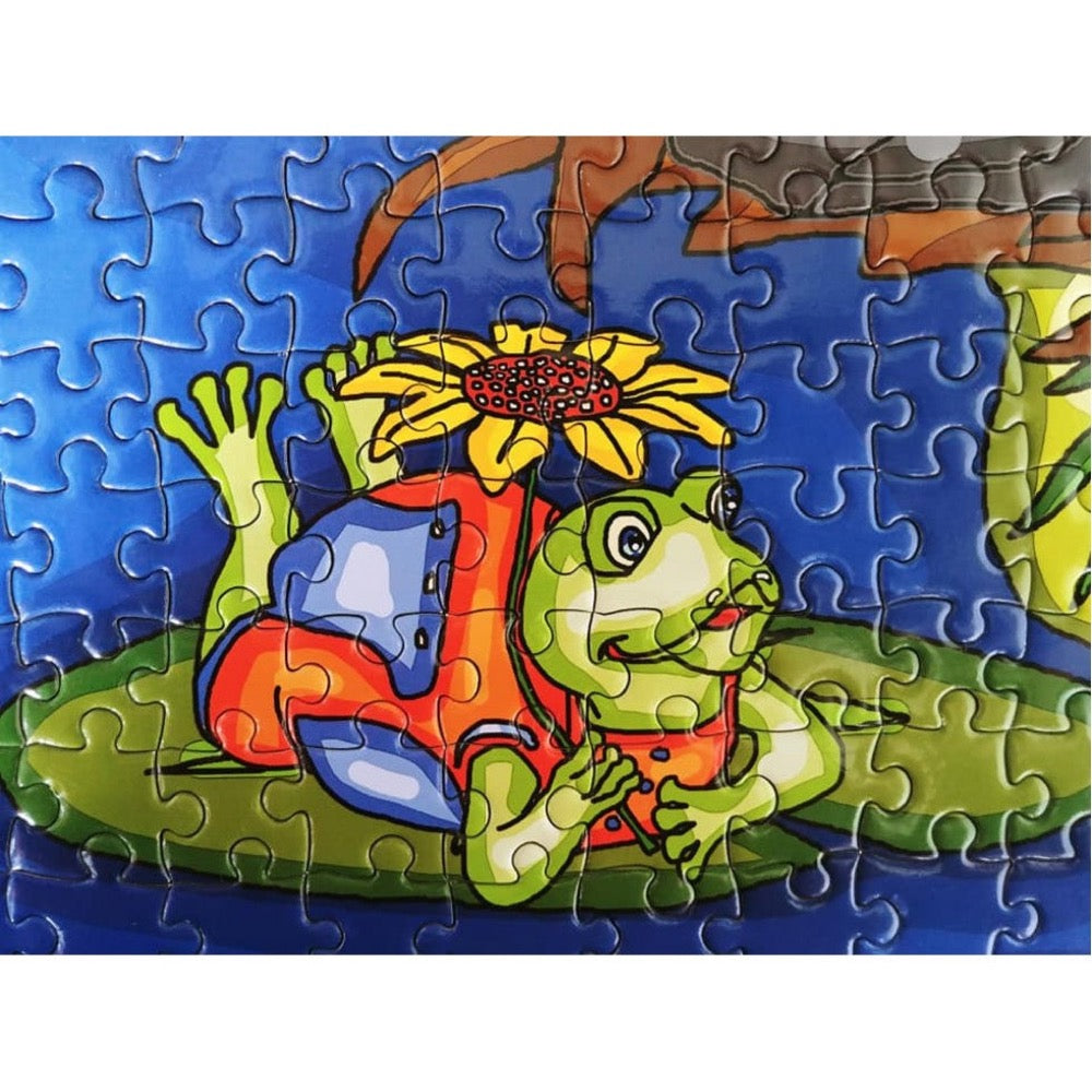 Jacarou Frogs Summer Camp 1000pc Jigsaw Puzzle