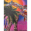 Jacarou Rainbow Giraffes 1000pc Jigsaw Puzzle