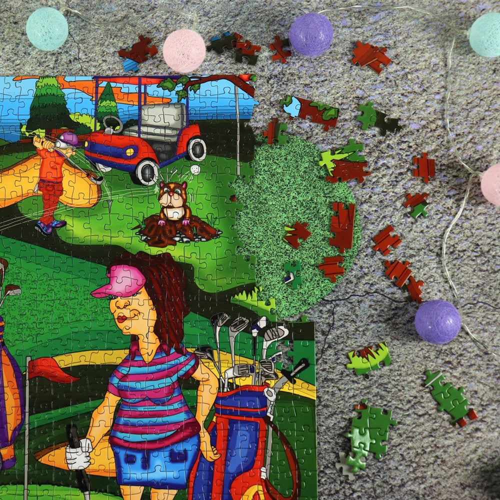 Jacarou Tee Time 1000pc Jigsaw Puzzle