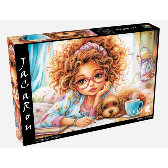 Jacarou Letters & Paws 1000pc Jigsaw Puzzle