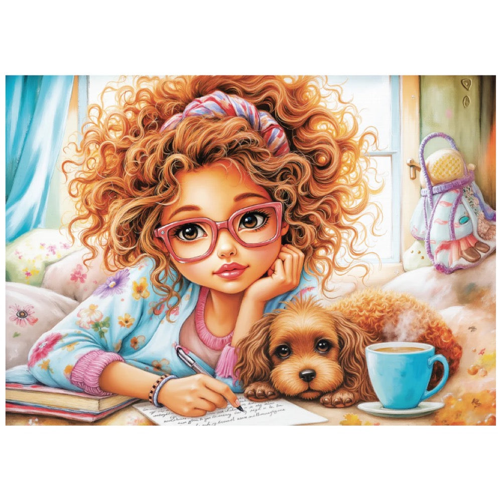 Jacarou Letters & Paws 1000pc Jigsaw Puzzle